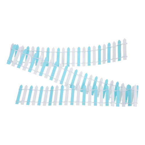 4St Tiny Hek Skyblue Micro Landschap Miniatuurtuin Decoraties