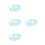 4St Tiny Hek Skyblue Micro Landschap Miniatuurtuin Decoraties 7