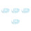 4St Tiny Hek Skyblue Micro Landschap Miniatuurtuin Decoraties 8