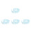 4St Tiny Hek Skyblue Micro Landschap Miniatuurtuin Decoraties 6