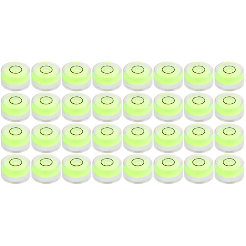 32Pièces Niveau À Bulle Vert Stable Précis Pour Mesurer 1