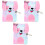 3Pièces Journal Refilable A4 À Couverture Peluche Coloré 4