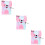3Pièces Journal Refilable A4 À Couverture Peluche Coloré 10
