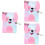 3Pièces Journal Refilable A4 À Couverture Peluche Coloré 7
