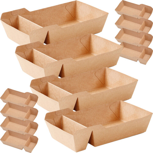 60Pièces Contenants Jetables Papier Pour Snacks Chips Popcorn