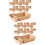 60Pièces Contenants Jetables Papier Pour Snacks Chips Popcorn 8