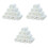 30Pièces Couches Blanches Réutilisables 3