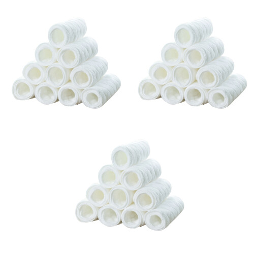 30Pièces Couches Blanches Réutilisables 2