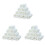 30Pièces Couches Blanches Réutilisables 2