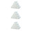 30Pièces Couches Blanches Réutilisables 8