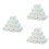 30Pièces Couches Blanches Réutilisables 6