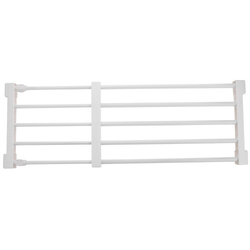 3Pcs Versatile Closet Storage Rack White Retractable Wardrobe Stand