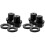 4Ensembles Bouchons Durables Joint O-Ring Noir 4