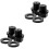 4Ensembles Bouchons Durables Joint O-Ring Noir 5