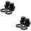 4Ensembles Bouchons Durables Joint O-Ring Noir 8