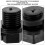 4Ensembles Bouchons Durables Joint O-Ring Noir 10