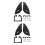 4Pièces Garde-Guidon Noir Durable Protège Mains Vent 2