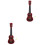 2Pièces Ukulélé Mini Enfant Marron Durable Cordes Souples 3