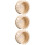 3Pièces En Bois Khaki Pour Exercices Hamsters Petits Animaux 8