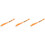 3Pièces Orange Nylon Oxford Pour Perceuse Clé Électrique 8