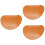 3Pièces Spatules Pour Beurre Orange 6