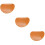 3Pièces Spatules Pour Beurre Orange 9