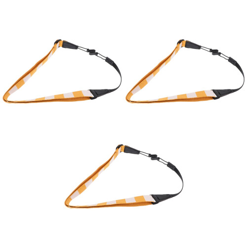 3Pièces Corde Ukulélé Tissu Réglable Crochet Double Inclus 2