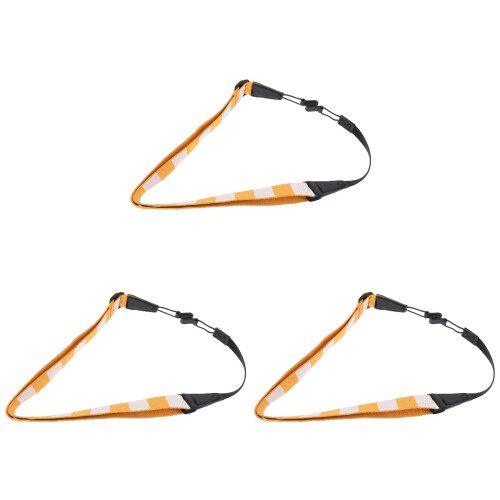 3Pièces Corde Ukulélé Tissu Réglable Crochet Double Inclus 1