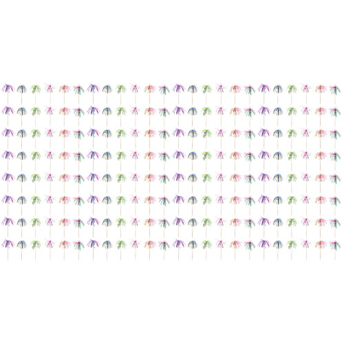400Pièces Bois Multicolores Fruits Cocktails 1