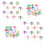 400Pièces Bois Multicolores Fruits Cocktails 11