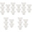25Pièces Culottes Jetables Blanches Coton Usage Portable 3