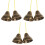 3Pièces Cymbales En Laiton , Instrument Portable 5