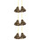 3Pièces Cymbales En Laiton , Instrument Portable 10