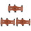3 Pieces Archery Bracer Finger Guard Protective Arm Protection 2
