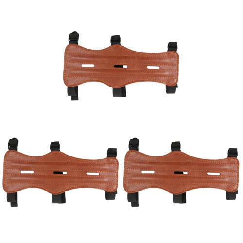 3 Pieces Archery Bracer Finger Guard Protective Arm Protection 1