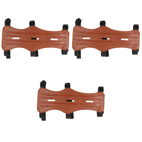 3 Pieces Archery Bracer Finger Guard Protective Arm Protection 2