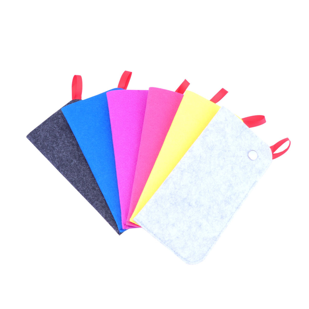 Inoomp 18Pcs Wear-Resistant Glasses Pouches Assorted Color Sunglasses Bags