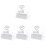 4Pièces Support Transparent Pour WiFi 4