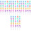 20 Pcs Plastic Stacking Pencils Cartoon Writing Stationery Snowman 5