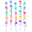 20 Pcs Plastic Stacking Pencils Cartoon Writing Stationery Snowman 3