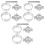 3 Sets Dumpling Tools Skin Cutter Molds Making Kit Silver 4