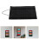 2Pcs Compact Black Felt Martial Arts Belt Organizer Display Rack 11