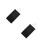2Pcs Compact Black Felt Martial Arts Belt Organizer Display Rack 10