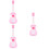 3 Pcs Plastic Cartoon Rabbit 4 String Guitar Toy For Kids 8