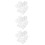 30Sets Transparent Acrylic Security Hasp Easy Install Clear Lock 7