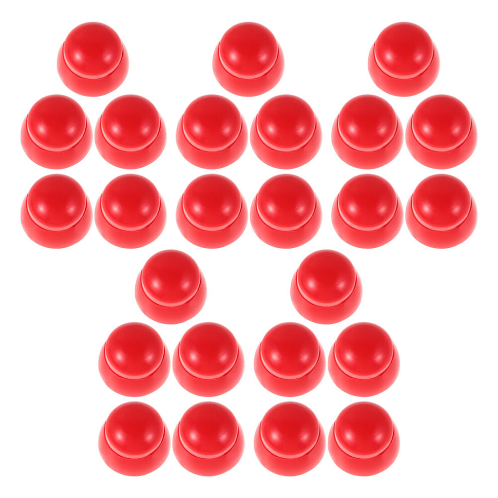 50Pcs Red Plastic Screw Bolt Covers Caps For Playground Use 3631237084647