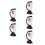 5pcs Structure Model Visible Model Female Reproductive Organ Model 3