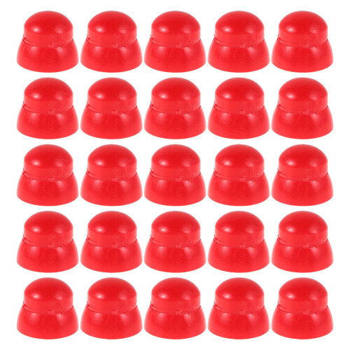 50Pcs Red Plastic Nut Protection Caps for Playground Bolt Covers 1
