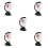 5pcs Structure Model Visible Model Female Reproductive Organ Model 4