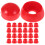 50Pcs Red Plastic Screw Bolt Covers Caps for Playground Use 3